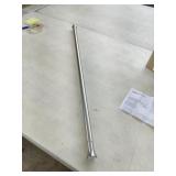 New Nickel Finish Tension Shower Curtain Rod 32"-