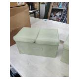 New Green Storage Box 20" Wide x12" deep x 10"