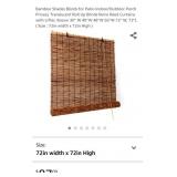 Bamboo Shades Blinds for Patio Indoor/Outdoor