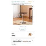 Roundhill Furniture Adjustable Height Wood and