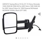 ZAPOSTS Towing Mirror Fit for 07-13 Chevy