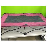 Folding pet cot...appears used.....46" × 24"