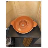 New Terra cotta chip n dip/veggie n dip/ bread n