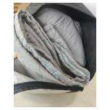 L  Shaped Sofa Cover Grey. Appears to be Used