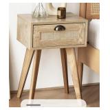 Nightstand with Drawer, Rattan Nightstands for