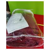/Full/Queen Size Burgundy Mattress cover,& 2