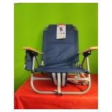 Backpack  Beach Chair with Cooler Pouch