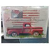 New American classic pops garage  tin sign