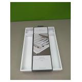 New bamboo drawer organizer....dimensions are  in