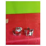 2 New Threshold Cookie Cutters Dog & Gingerbread