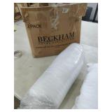 2 Queen Size Gel Super Plush Pillows 1 New in