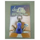 New 7 Function Mini Key Ring Tool Set