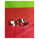 2 New Threshold Cookie Cutters Dog & Gingerbread