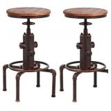 American Antique Vintage Industrial Barstool