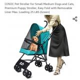 New COSOC Pet Stroller for Small Medium Dogs and
