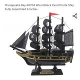 Chesapeake Bay 68704 Wood Black Pearl Pirate Ship