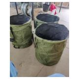 3 New Collapsible Camping Trash Cans/Laundry