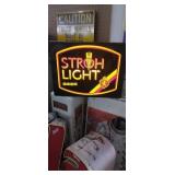 STROH LIGHT BEER LIGHT...Works Great  21x15