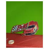 1998Bud Nascar #8 Metal Beer Sign 35"x18"