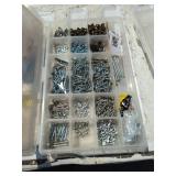 6 Plastic Organizers several Has Screws,etc