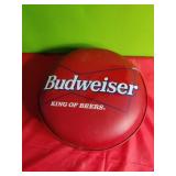 Budweiser Bar Stool seat...slight damage in