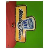 Big Miller Lite Time Metal Beer Sign 23"x39"