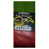 MILLER  RESERVE  NEON....WORKS GREAT