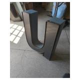 Large Lighted Letter U or Turn upside down Letter