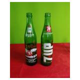 (2) 7up Bottles 50th Yr-1978 & 1 other