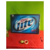 2014 Miller Lite hanging sign 36x23
