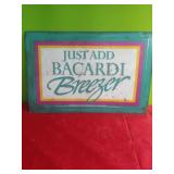 1993 Bacardi Breezer Sign 22x15