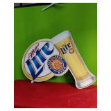 1999 Miller Lite Beer Big sign Good Condition