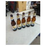 5 Vintage Falstaff Bottles. Good Labels