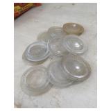 10 Vintage Presto Glass Canning Jar Lids