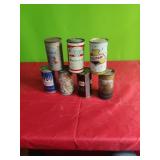 7 FLAT TOP   BEER CANS