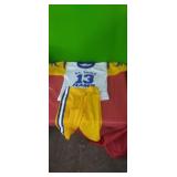 ST LOUIS RAMS KIDS FOOTBALL UNIFORM size small