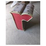 Lighted Letter R. 13" Tall