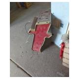 Lighted Letter.  t.   17" Tall. Has some Trim