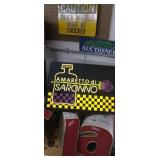 AMARETTO di SARONNO LIGHTED SIGN  21"x 15"