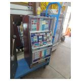 Vintage .25¢ Slot Casino Machine Red white &