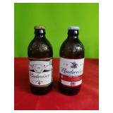 2 Budweiser Collector Beer Bottles