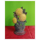 Antique Cast Iron Sunflower Door Stop