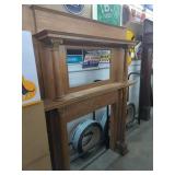 Oak Fireplace Mantel 5