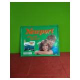 Vintage 1988 Newport Cigarettes Metal Sign