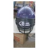 BUD LIGHT BIG FOOTBALL HELMET (hangs from