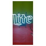 LITE BEER  Neon Light...Works Great 17x13