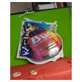 1996 Bud #25  Big! 38" x 37"Metal Beer Sign