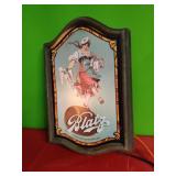 1984 Blatz Lighted Beer Sign.  Works Properly l