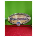 Coors Original NFL Metal Sign 30"