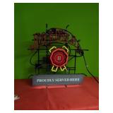 JJim Beam Neon Sign. Bottom Lights Up. Top Jim